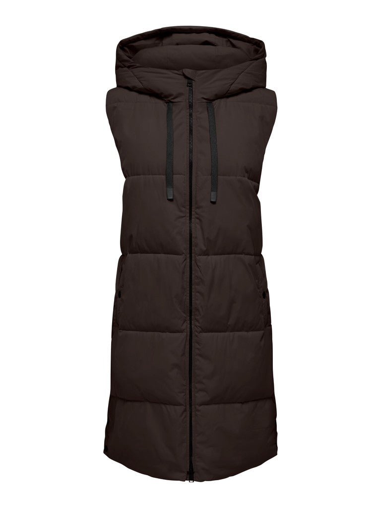 JDYBLAIR LONG HOOD WAISTCOAT