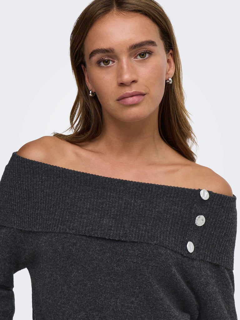 JDYALIANA L/S OFFSHOULDER PULLO