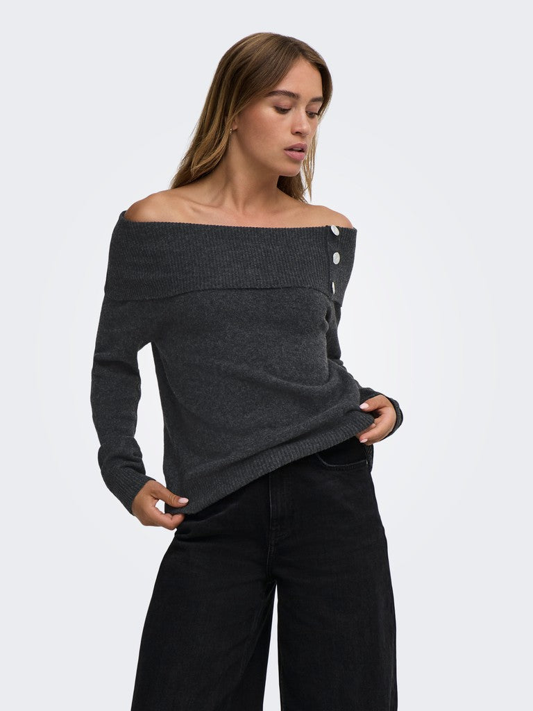 JDYALIANA L/S OFFSHOULDER PULLO