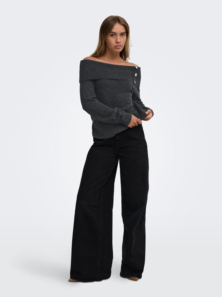 JDYALIANA L/S OFFSHOULDER PULLO
