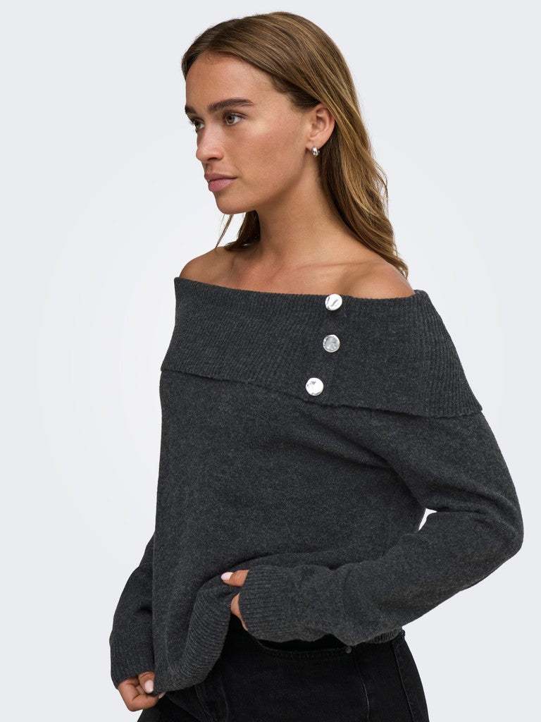 JDYALIANA L/S OFFSHOULDER PULLO