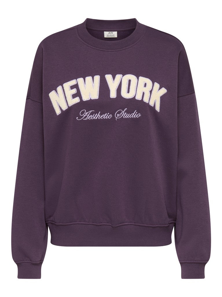 JDYMESA L/S O-NK EMB SWEAT