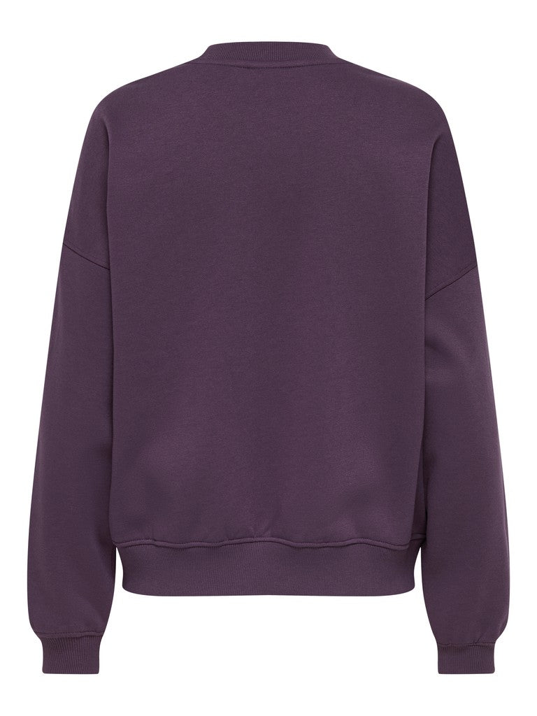 JDYMESA L/S O-NK EMB SWEAT