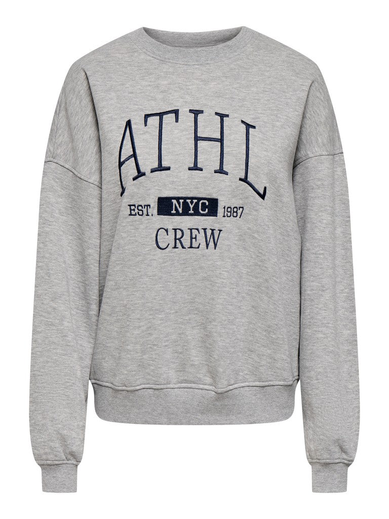 JDYMESA L/S O-NK EMB SWEAT