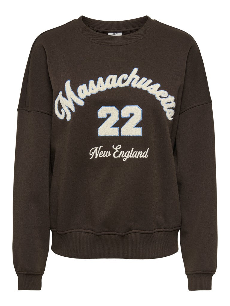 JDYMESA L/S O-NK EMB SWEAT