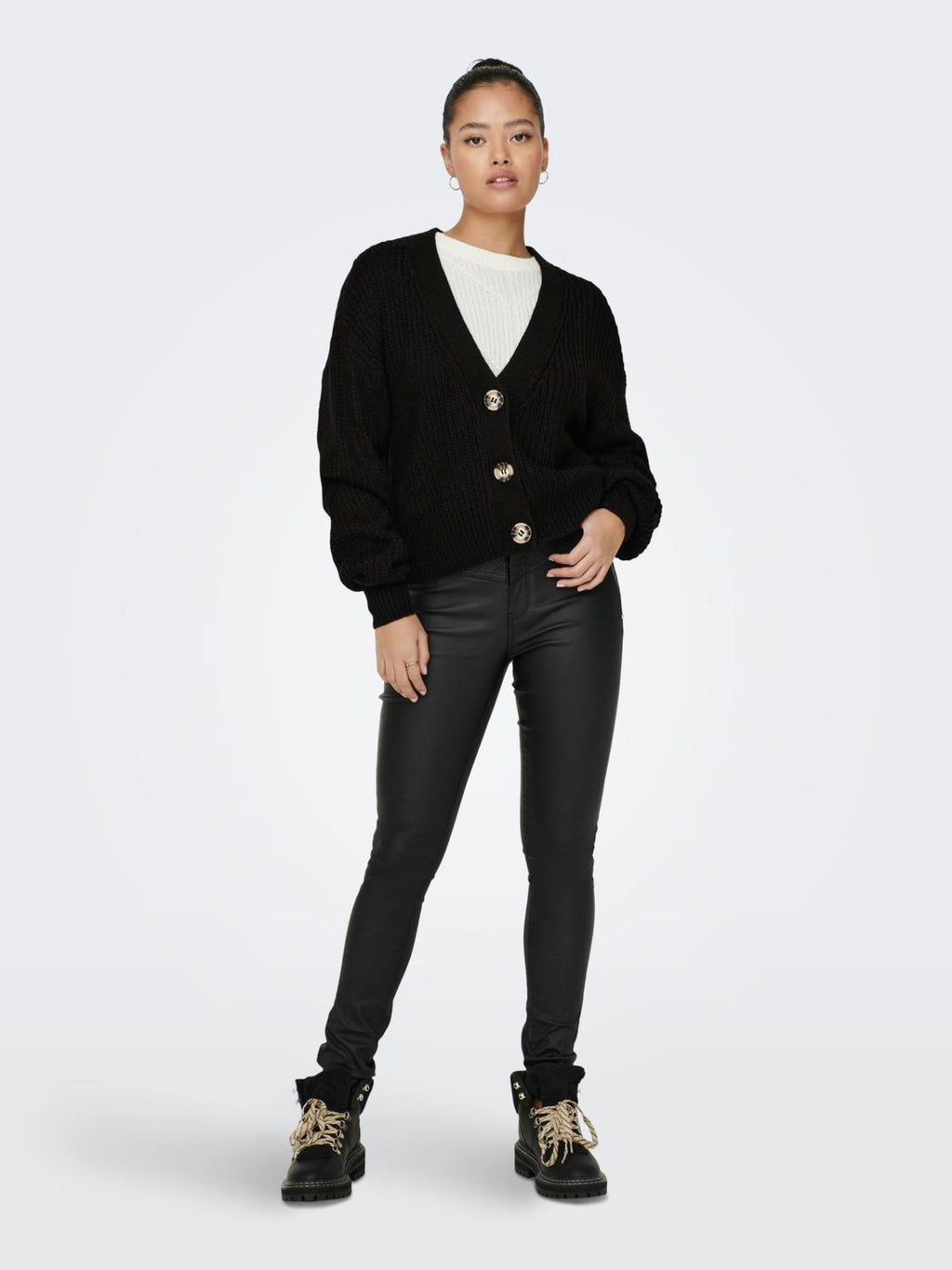 JDYJUSTY L/S SHORT CARDIGAN