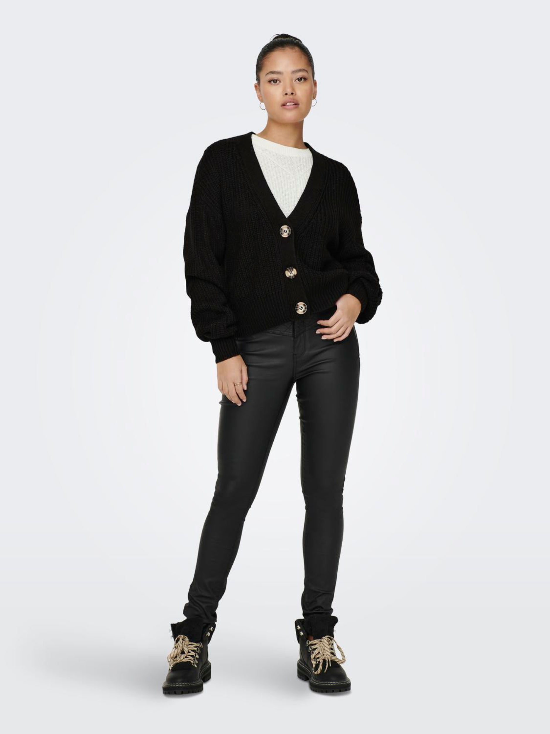JDYJUSTY L/S SHORT CARDIGAN