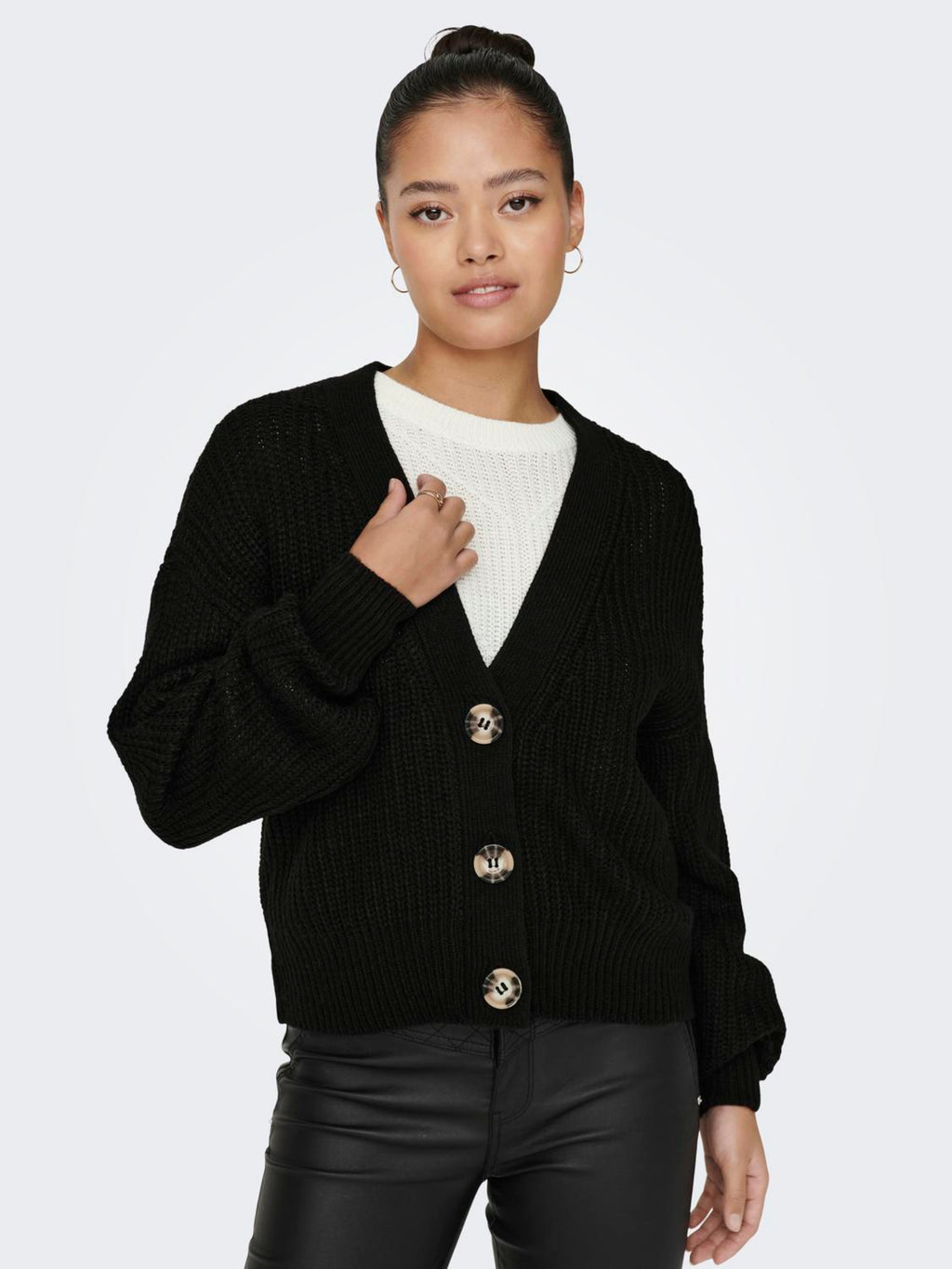 JDYJUSTY L/S SHORT CARDIGAN