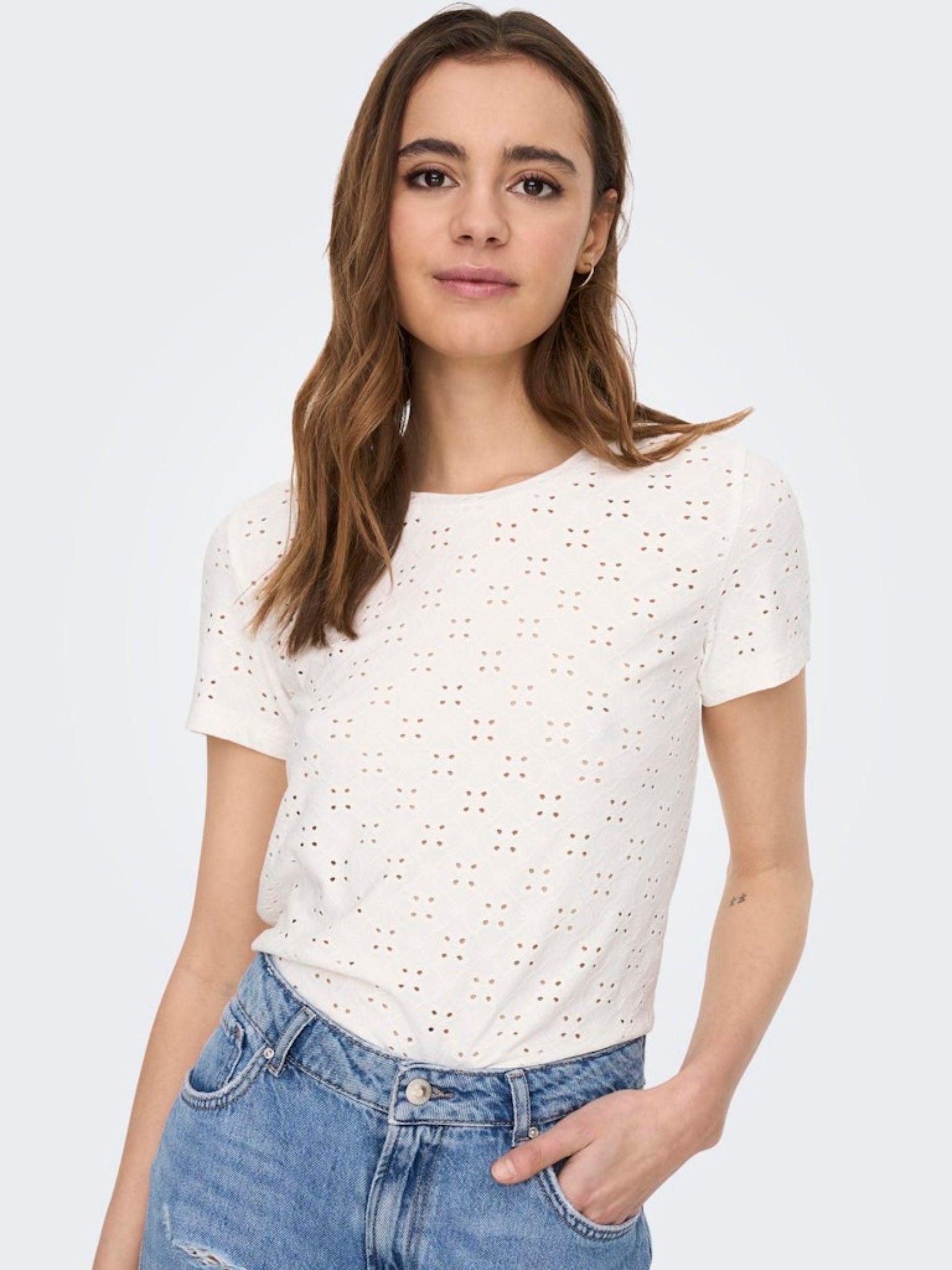 JDYCATHINKA S/S TAG TOP