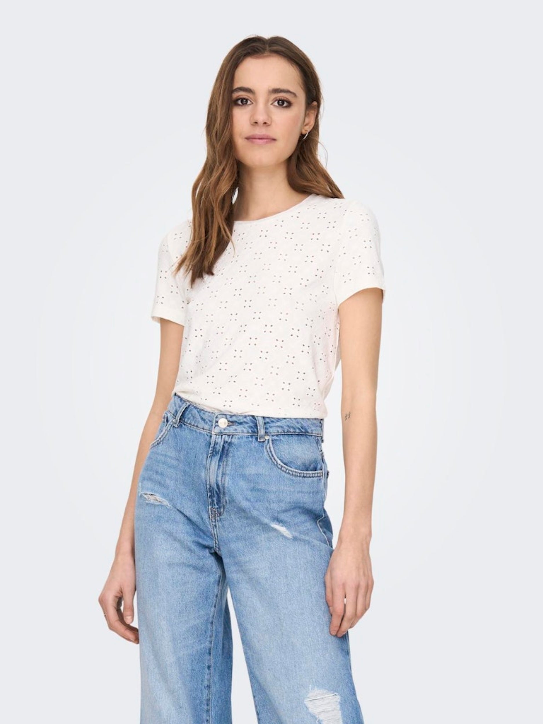 JDYCATHINKA S/S TAG TOP