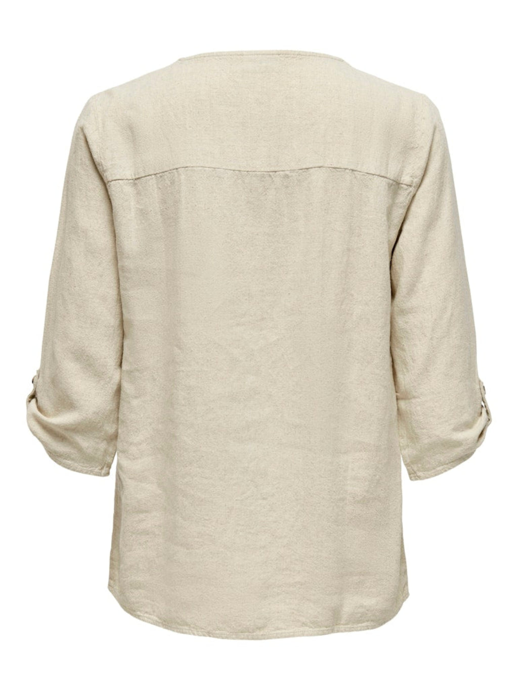 JDYSAY 3/4 LINEN V-NECK TOP