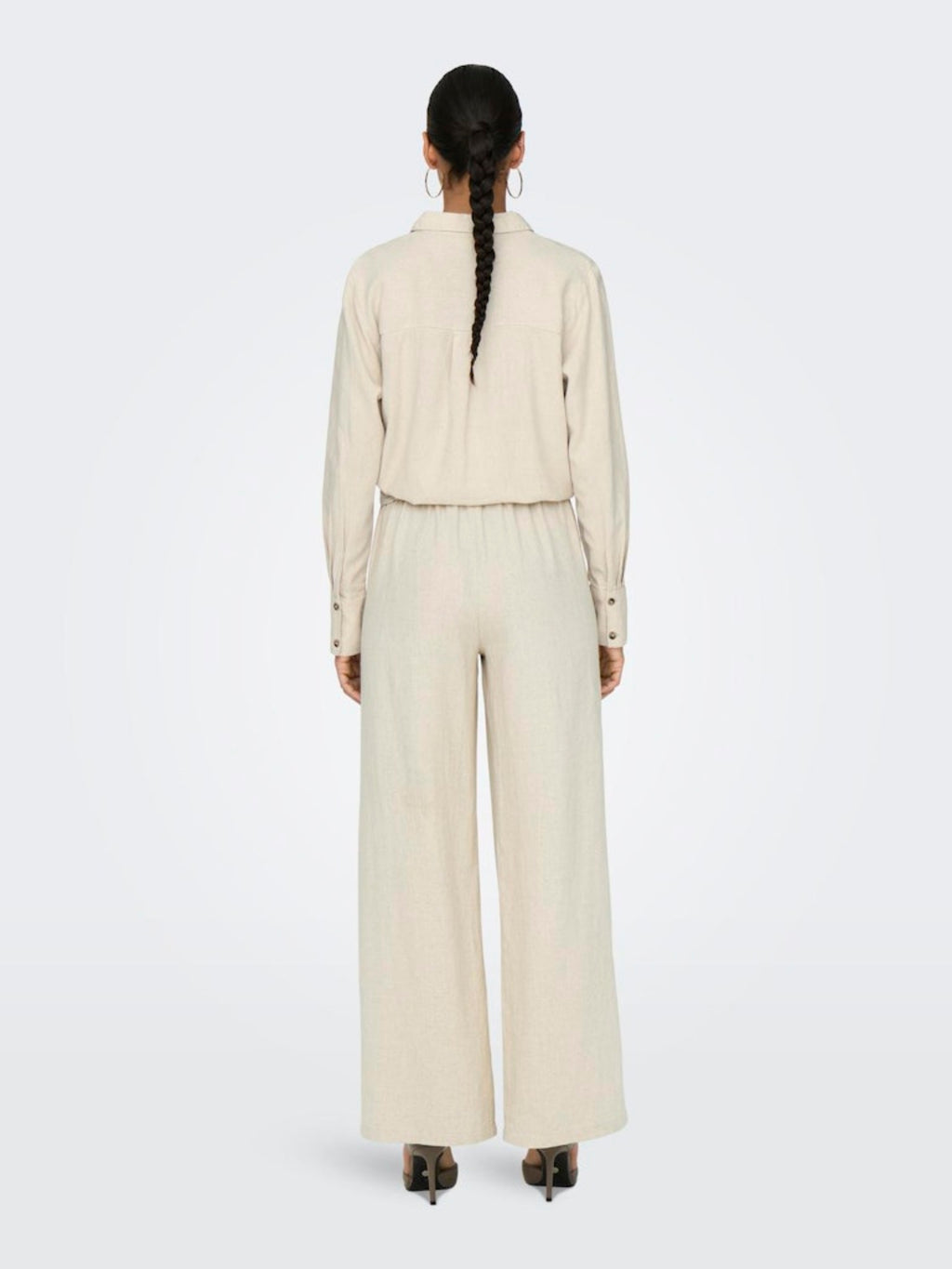 JDYSAY HW LINEN WIDE PANT