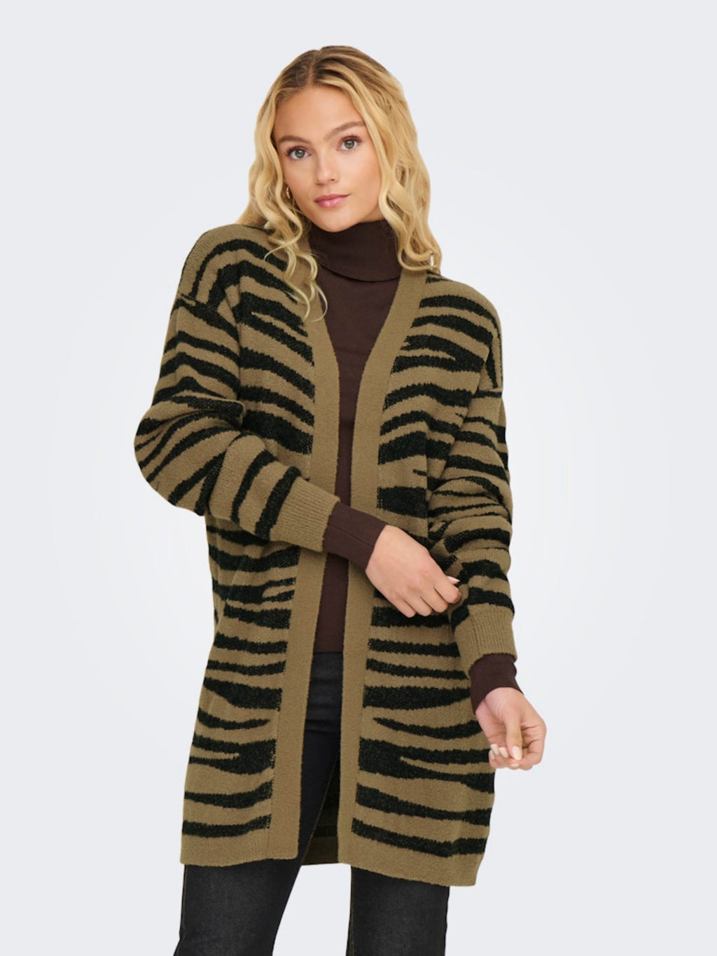 JDYLORRAINE ANIMAL L/S LONG CARDIGAN
