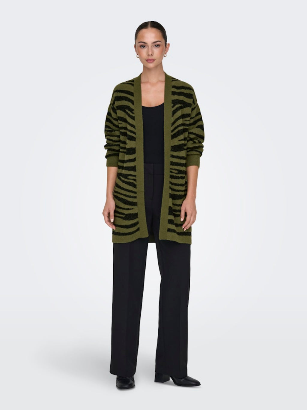 JDYLORRAINE ANIMAL L/S LONG CARDIGAN