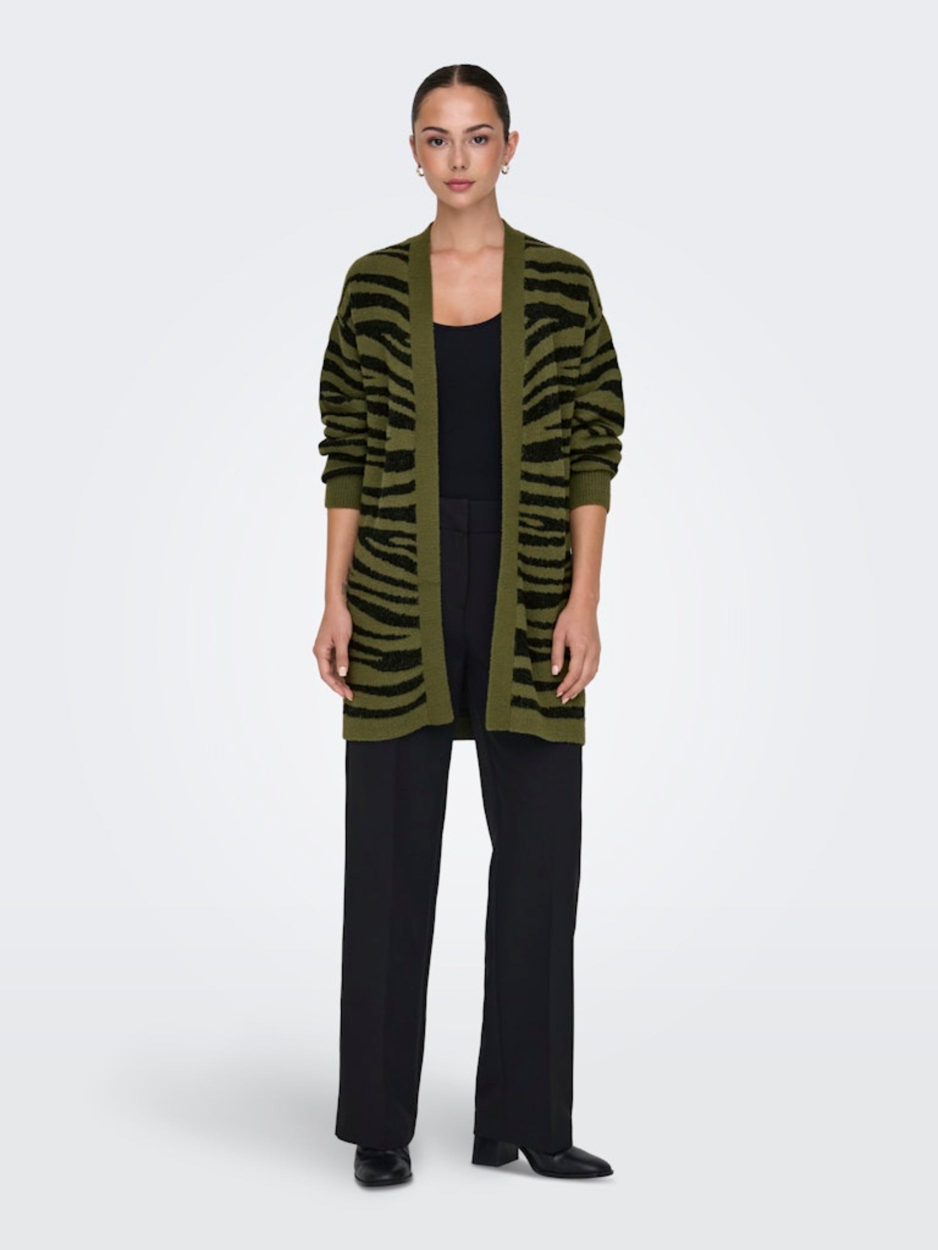 JDYLORRAINE ANIMAL L/S LONG CARDIGAN