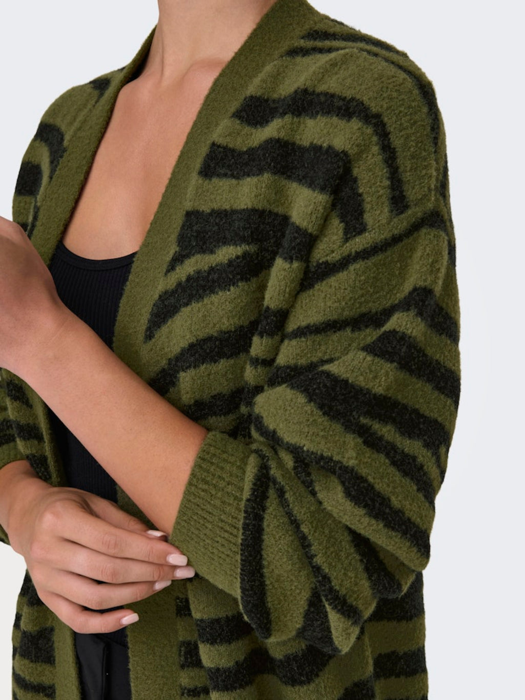 JDYLORRAINE ANIMAL L/S LONG CARDIGAN