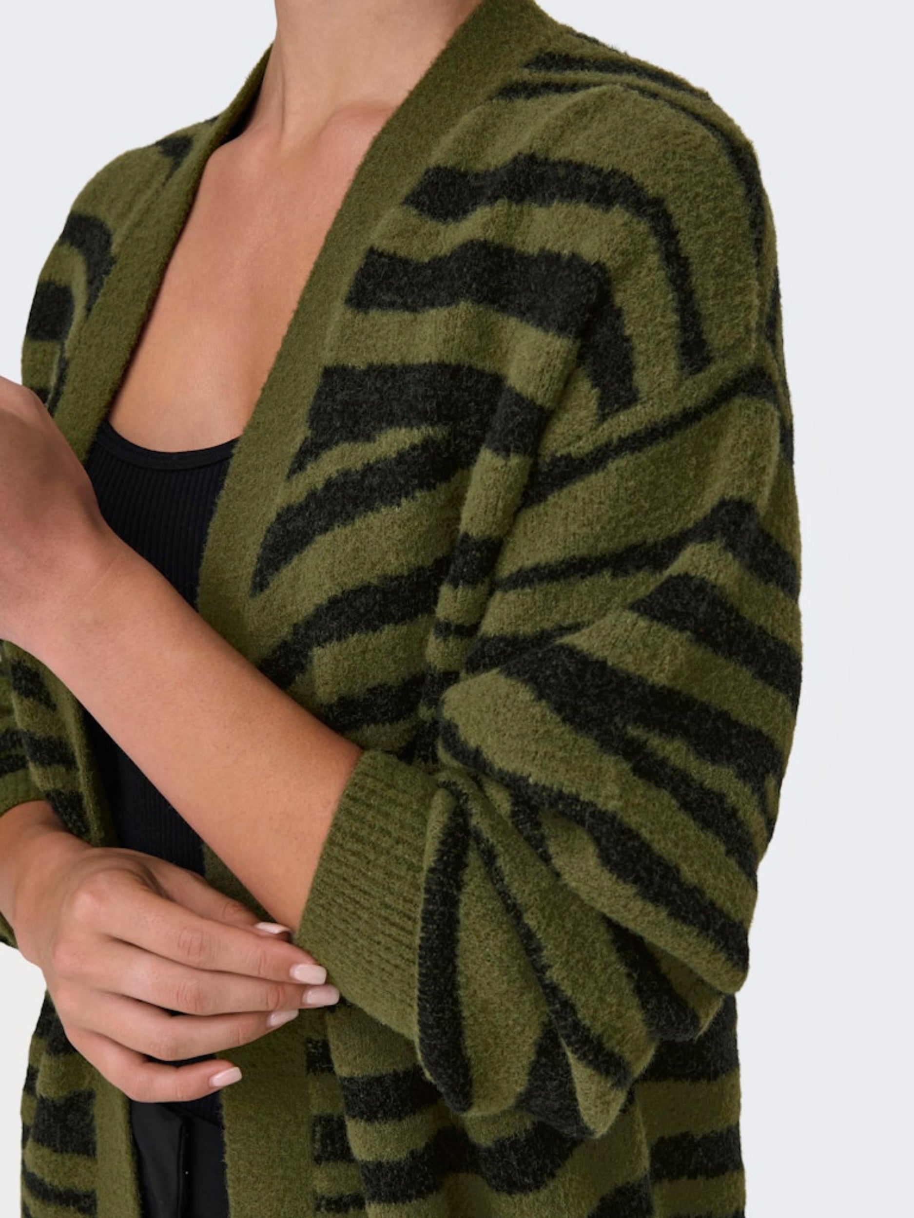 JDYLORRAINE ANIMAL L/S LONG CARDIGAN