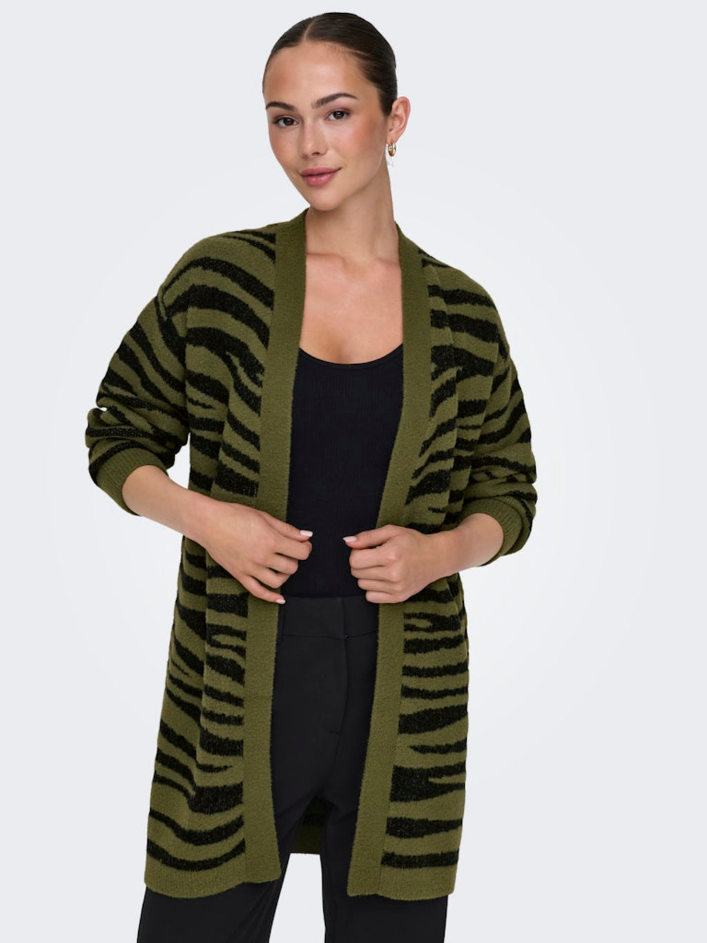 JDYLORRAINE ANIMAL L/S LONG CARDIGAN