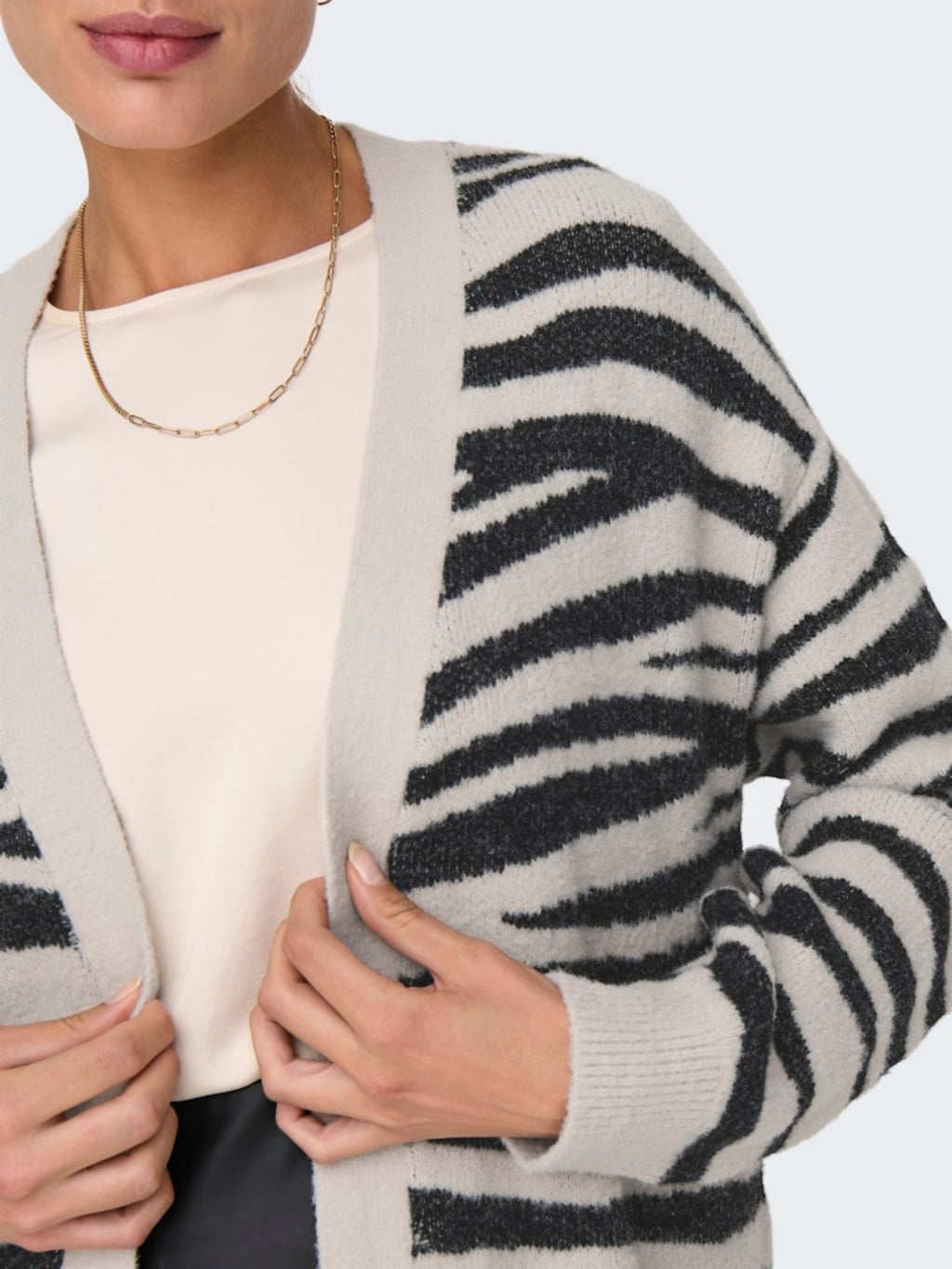 JDYLORRAINE ANIMAL L/S LONG CARDIGAN