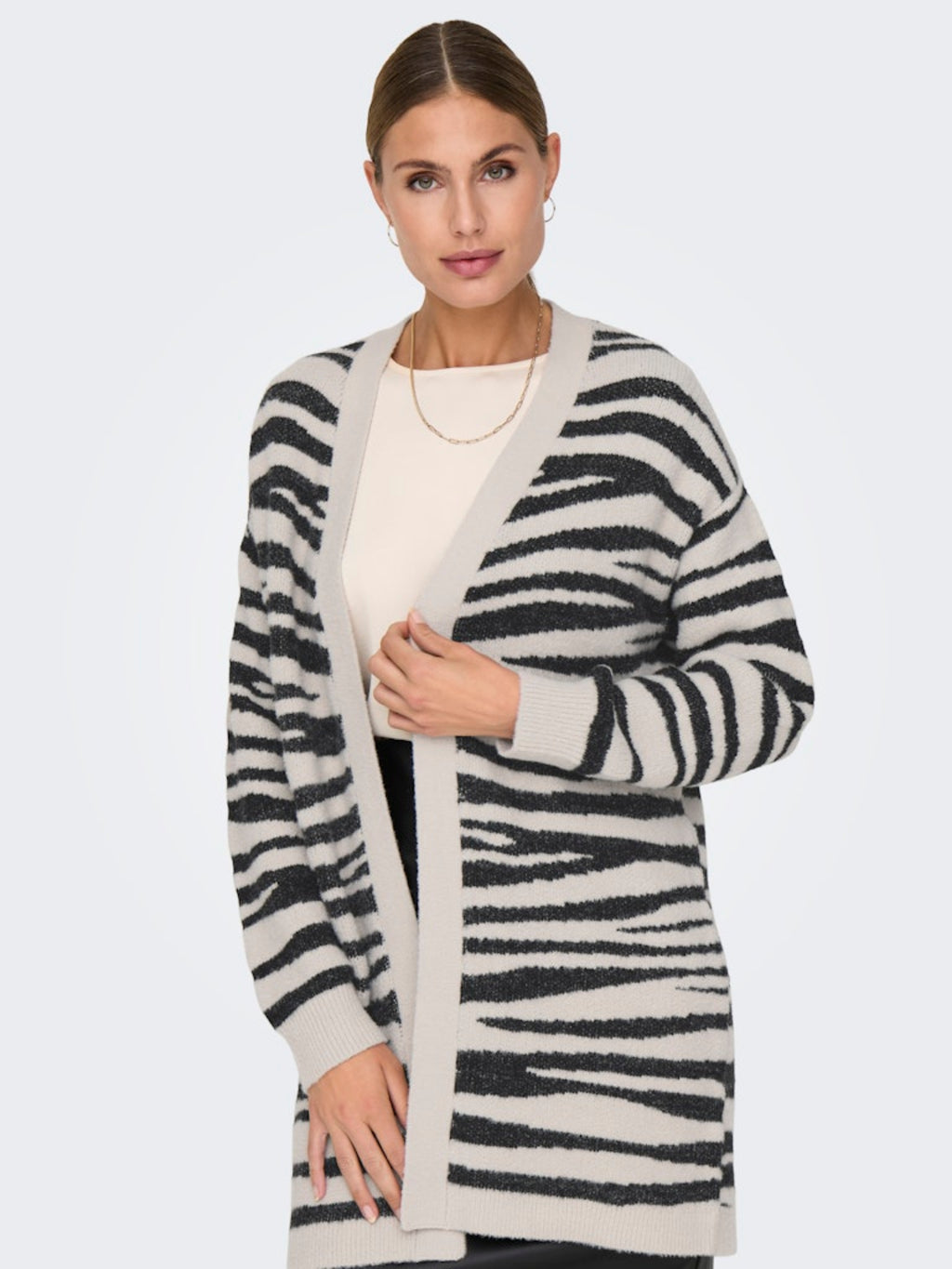 JDYLORRAINE ANIMAL L/S LONG CARDIGAN