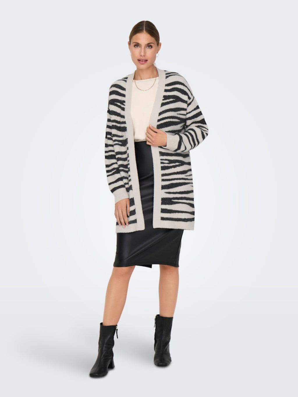 JDYLORRAINE ANIMAL L/S LONG CARDIGAN
