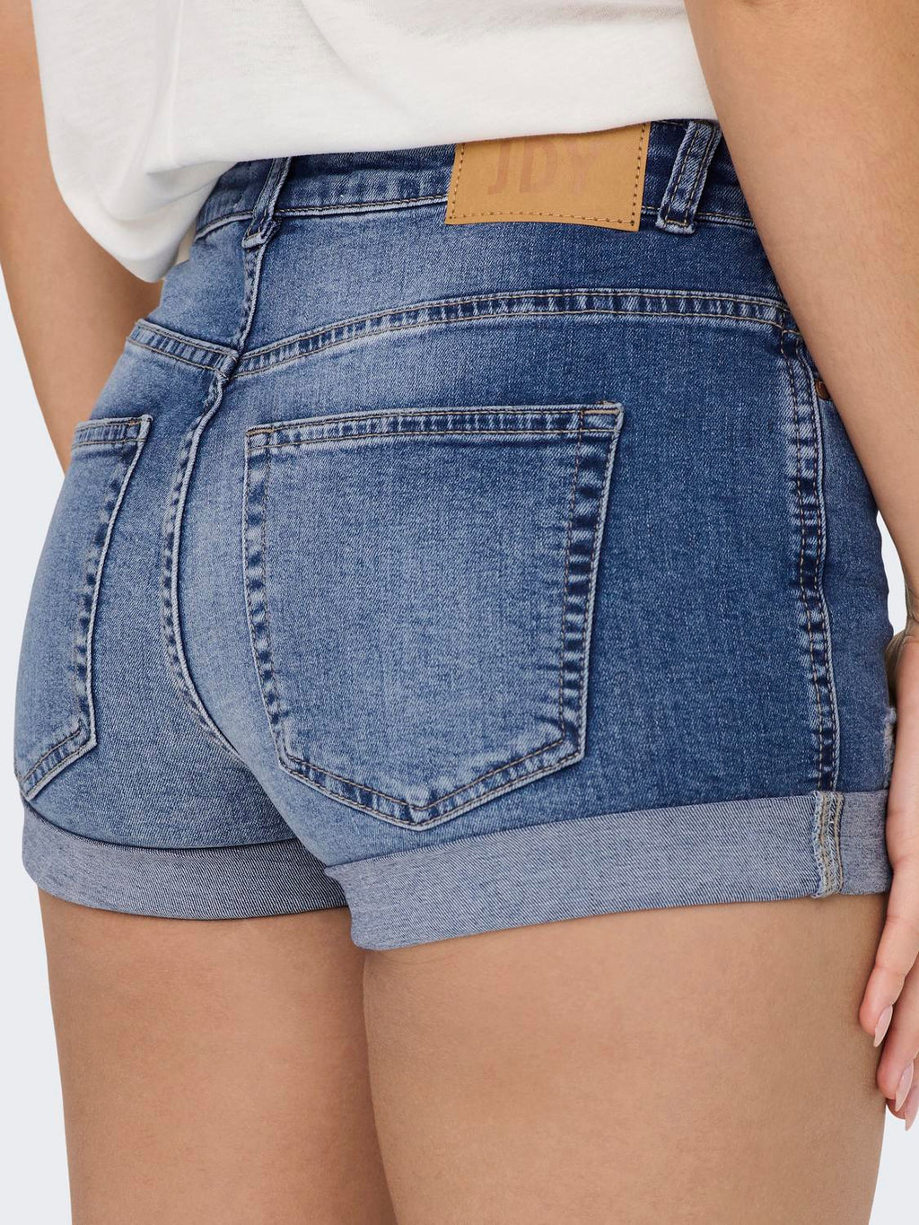 JDYBLUME MW FOLD-UP SHORTS DEST. MIX