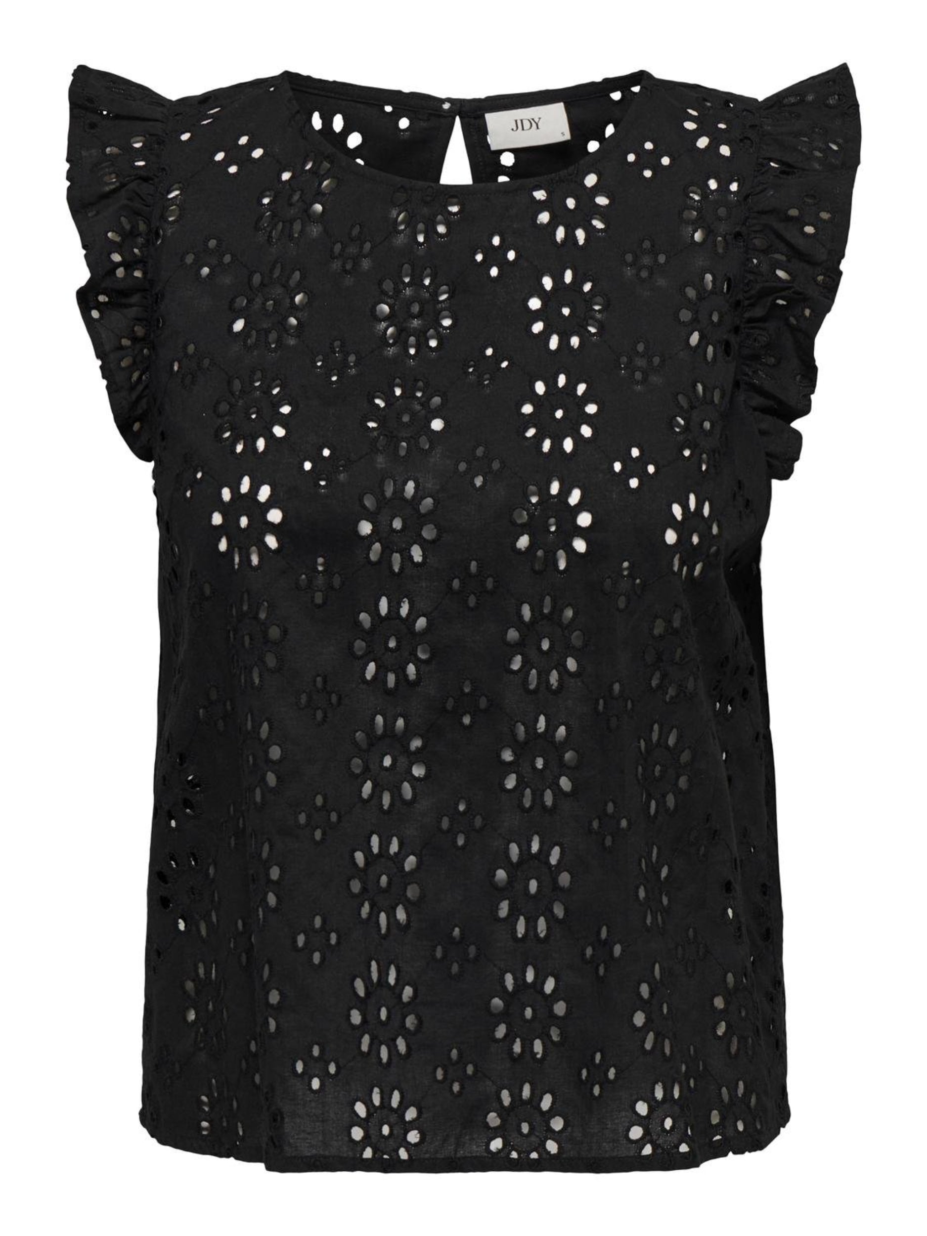 JDYVOLA S/L EMBROIDERY TOP