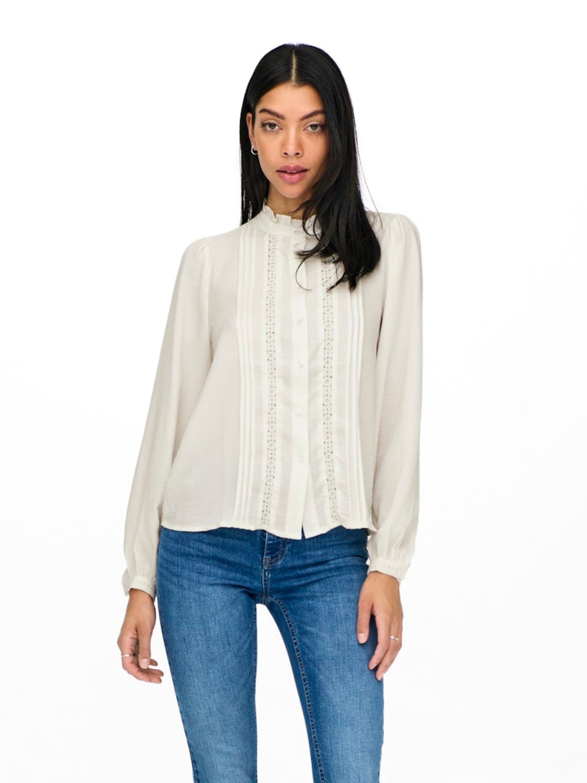JDYELLIS L/S LACE SHIRT