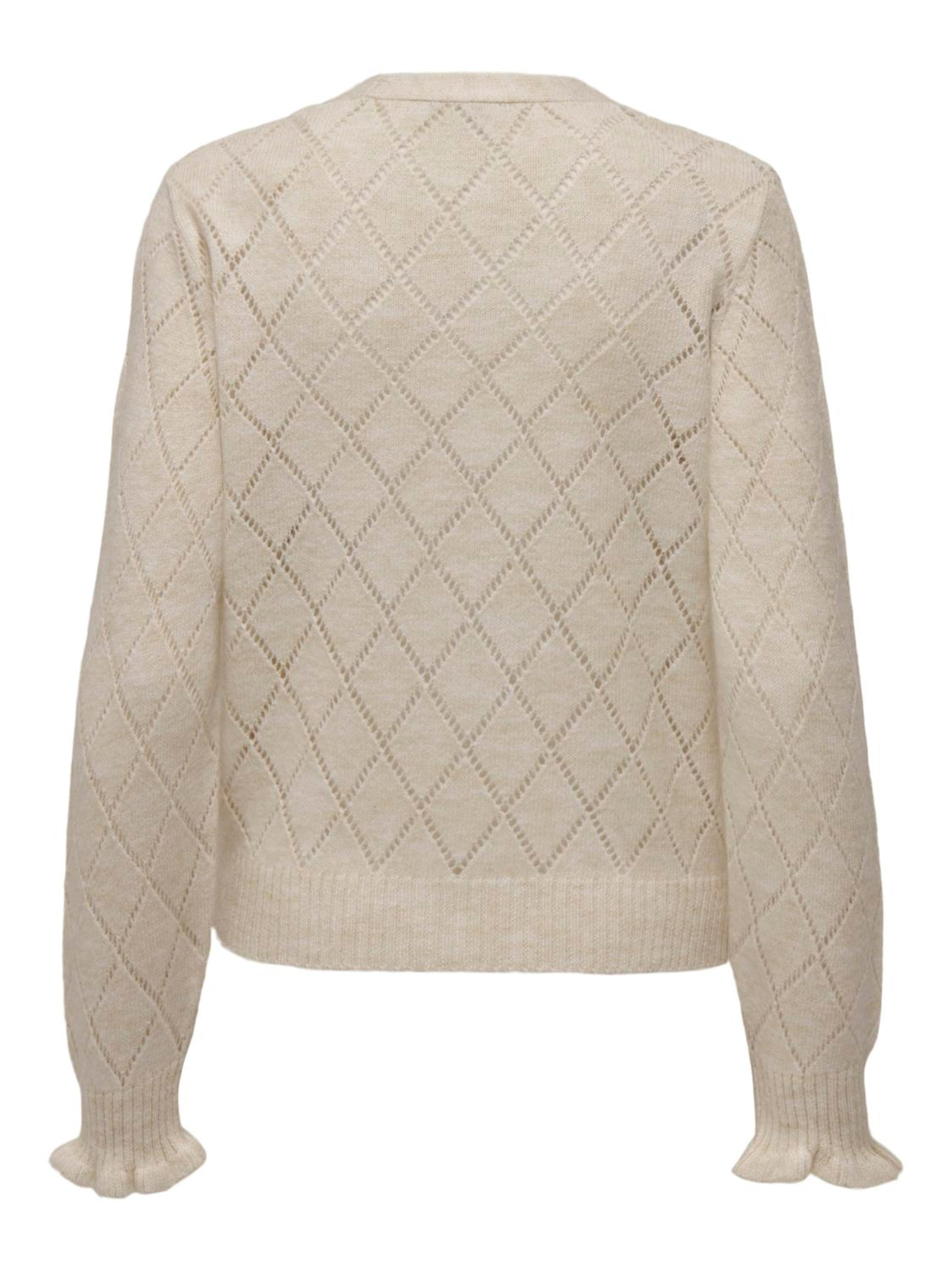 JDYLETTY L/S V-NECK STRUC CARDI KNT