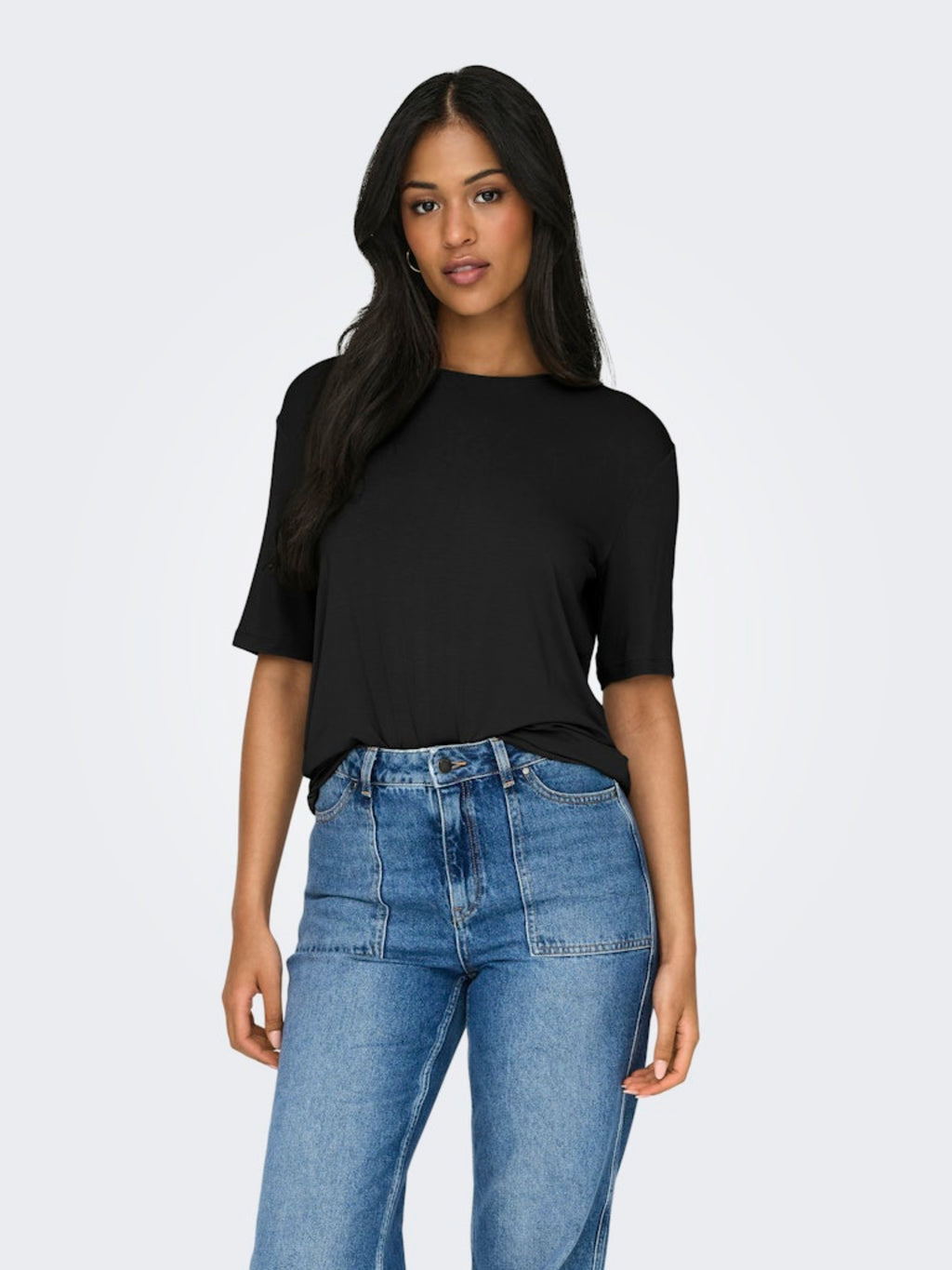 JDYMILA S/S O-NECK TOP