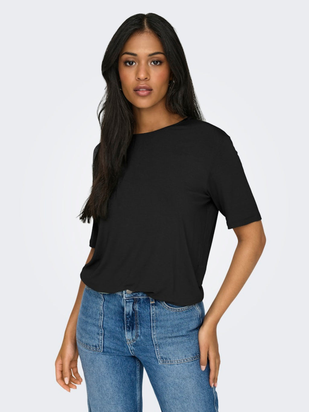 JDYMILA S/S O-NECK TOP