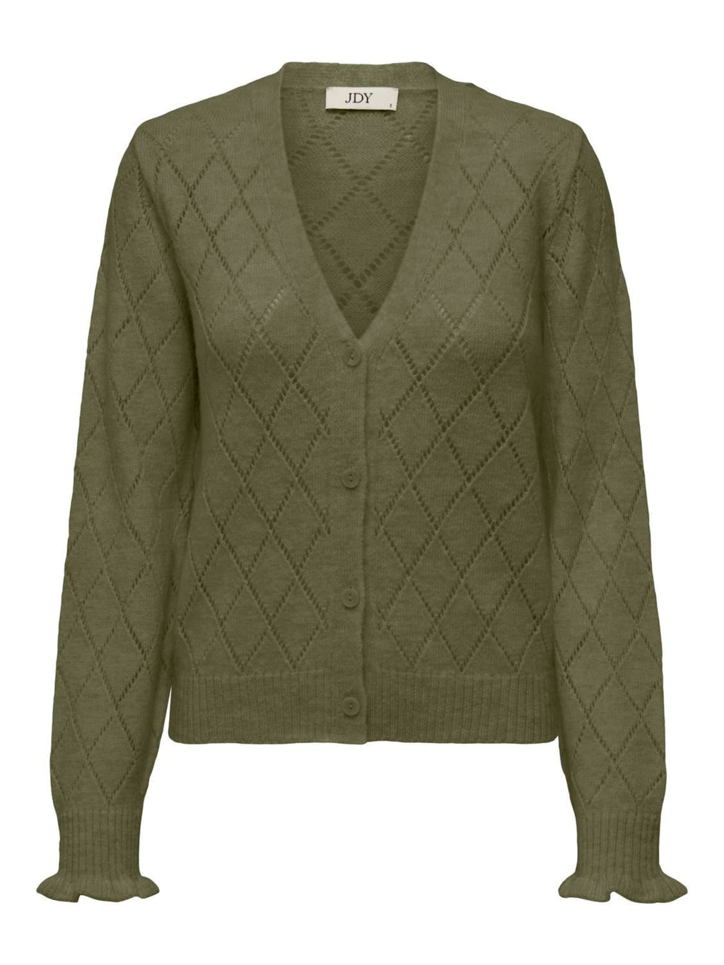 JDYLETTY L/S V-NECK STRUC CARDI KNT