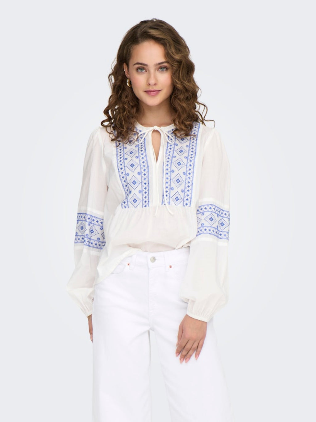 JDYLULU L/S EMBROIDERY SHIRT