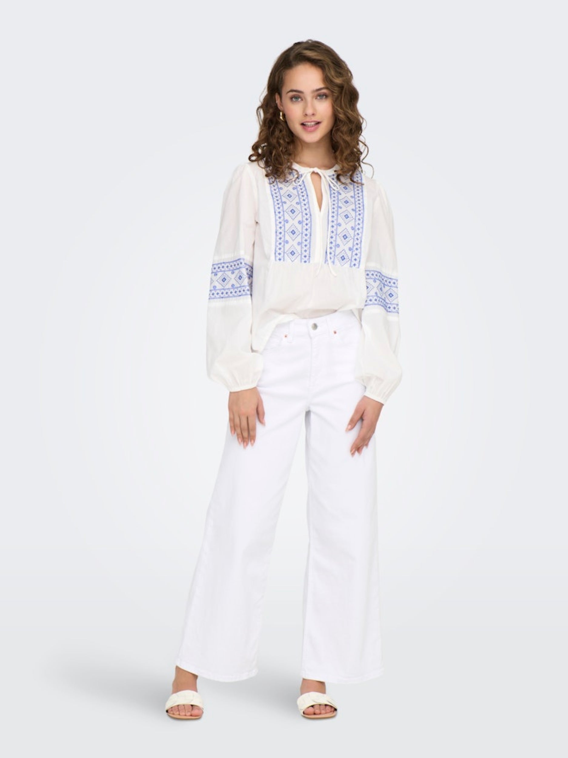 JDYLULU L/S EMBROIDERY SHIRT