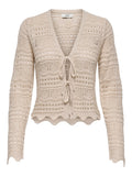 JDYSUN LAY L/S V-NECK TIE CARDIGAN
