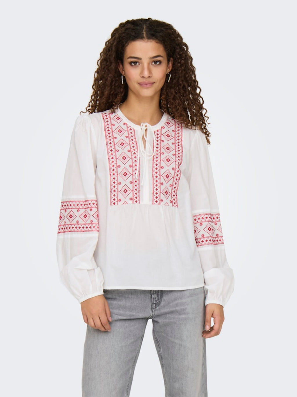 JDYLULU L/S EMBROIDERY SHIRT