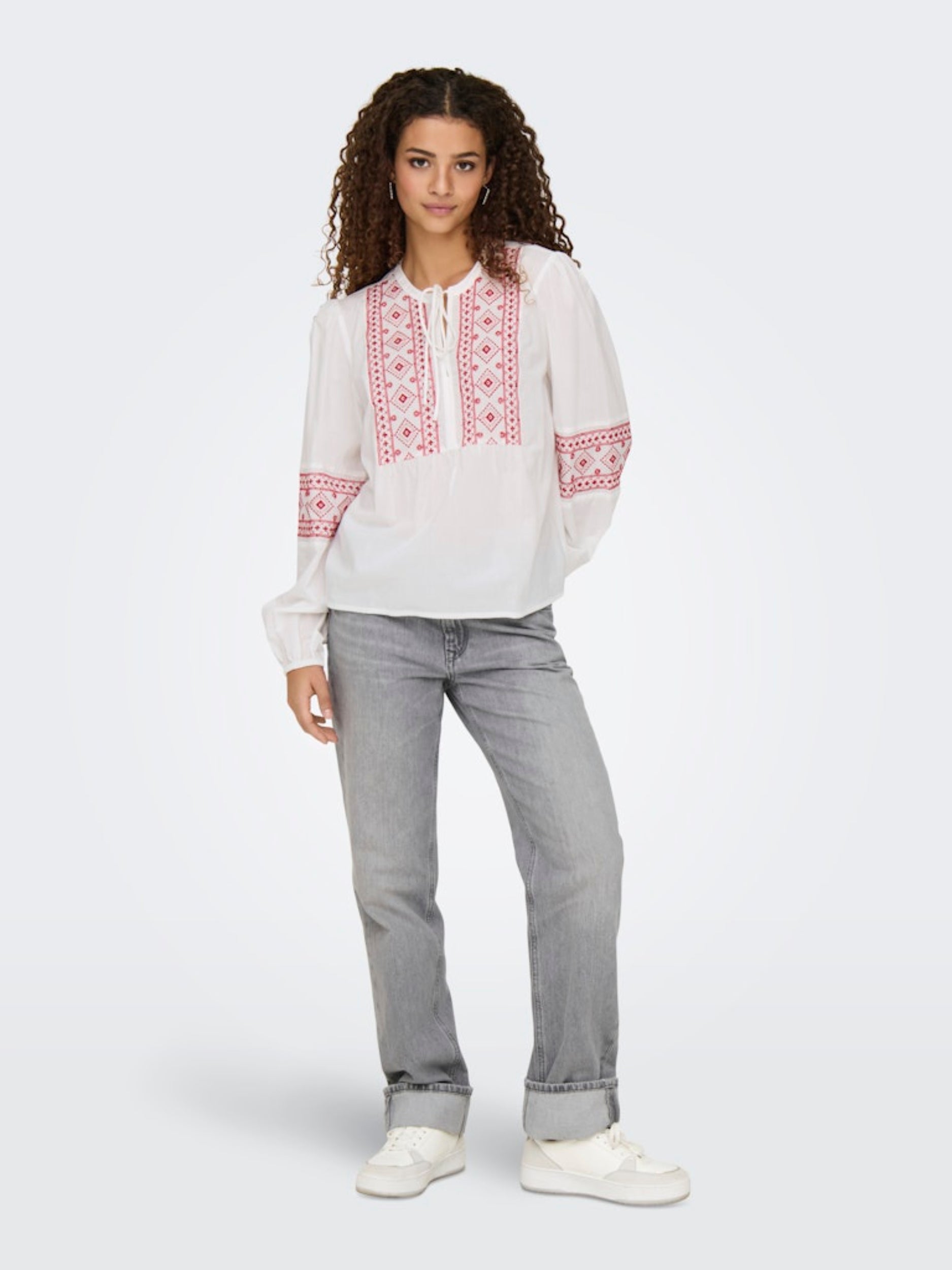 JDYLULU L/S EMBROIDERY SHIRT