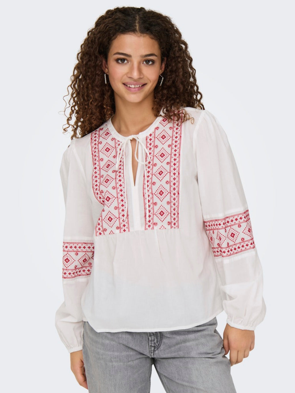 JDYLULU L/S EMBROIDERY SHIRT