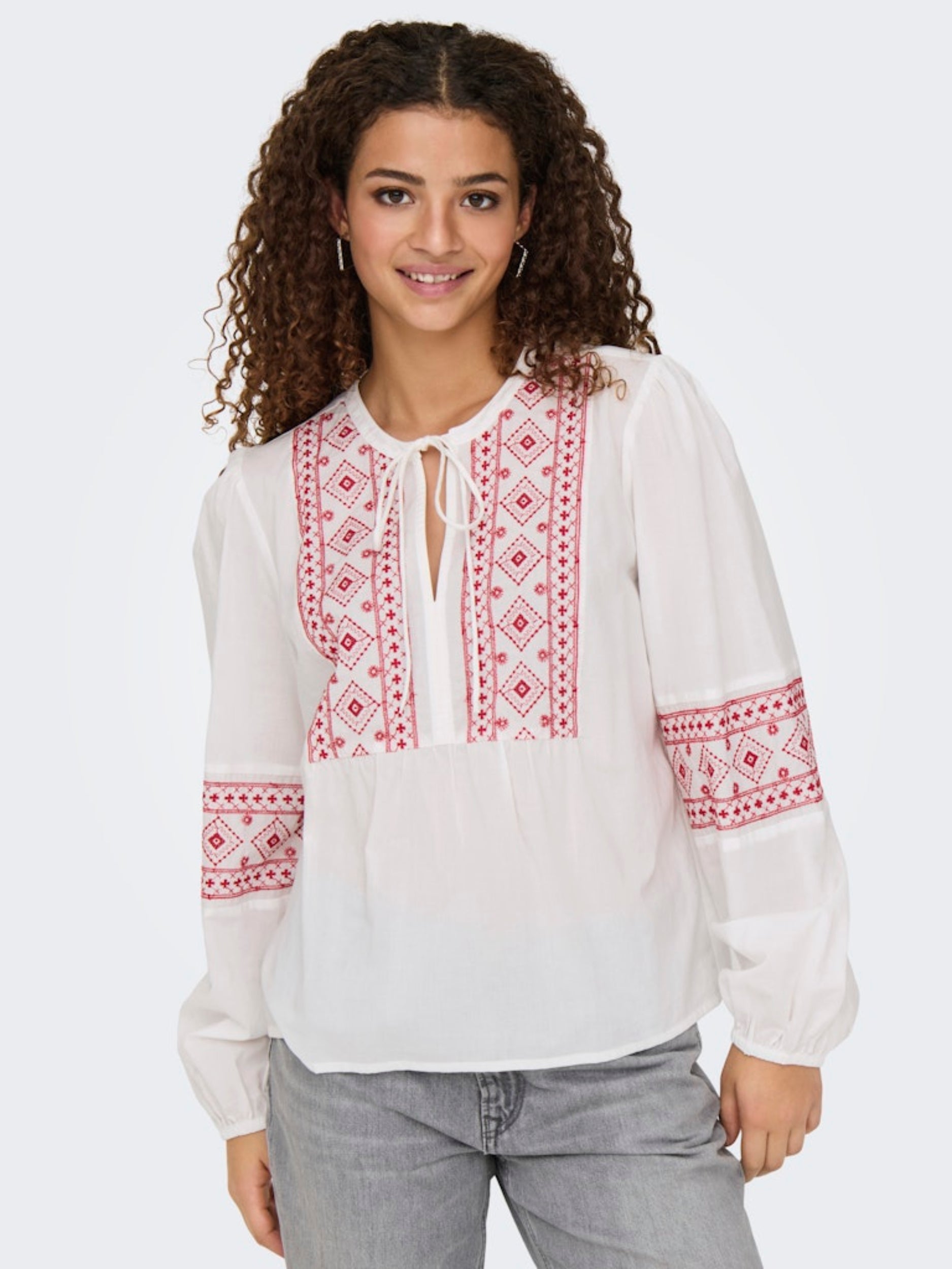 JDYLULU L/S EMBROIDERY SHIRT