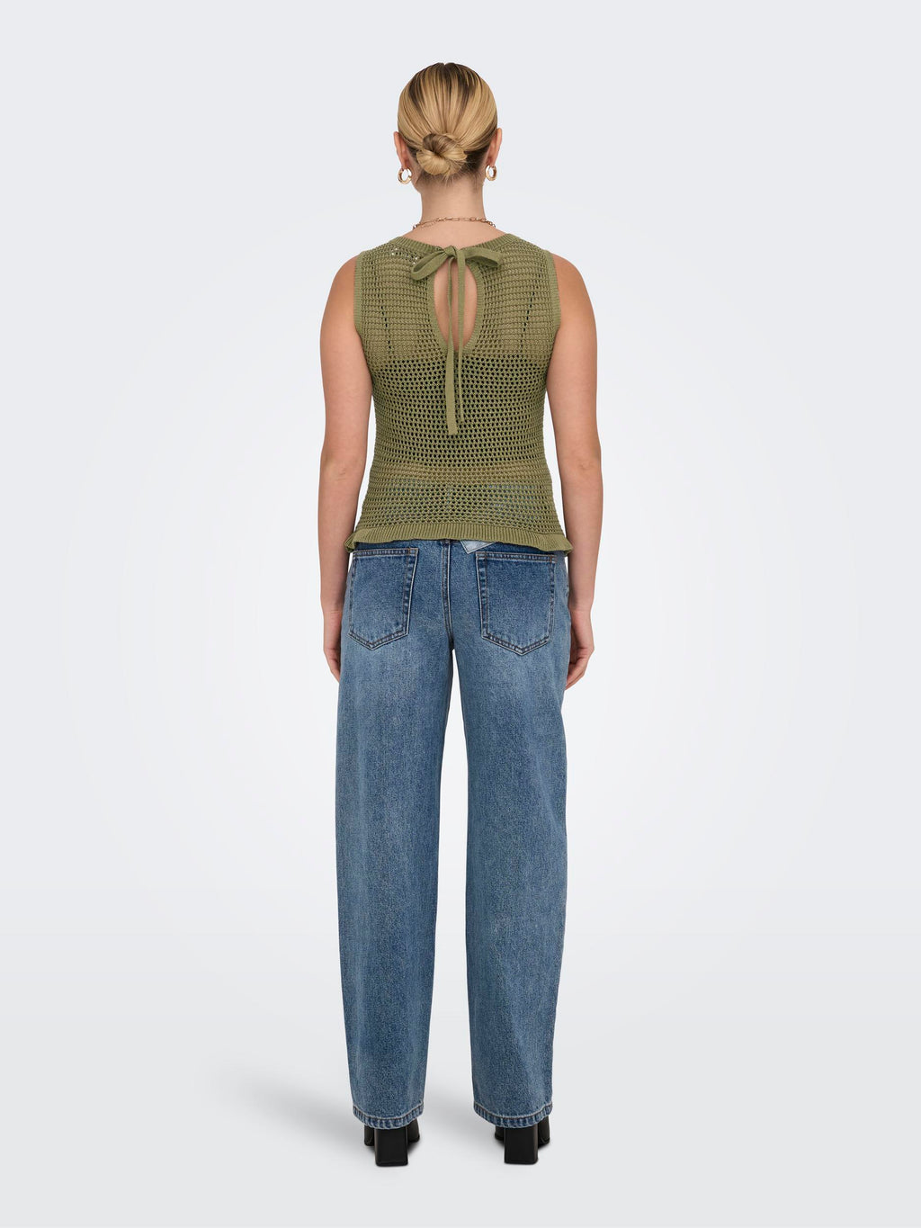 JDYTIKKA S/L STRUCTURE FRILL TOP