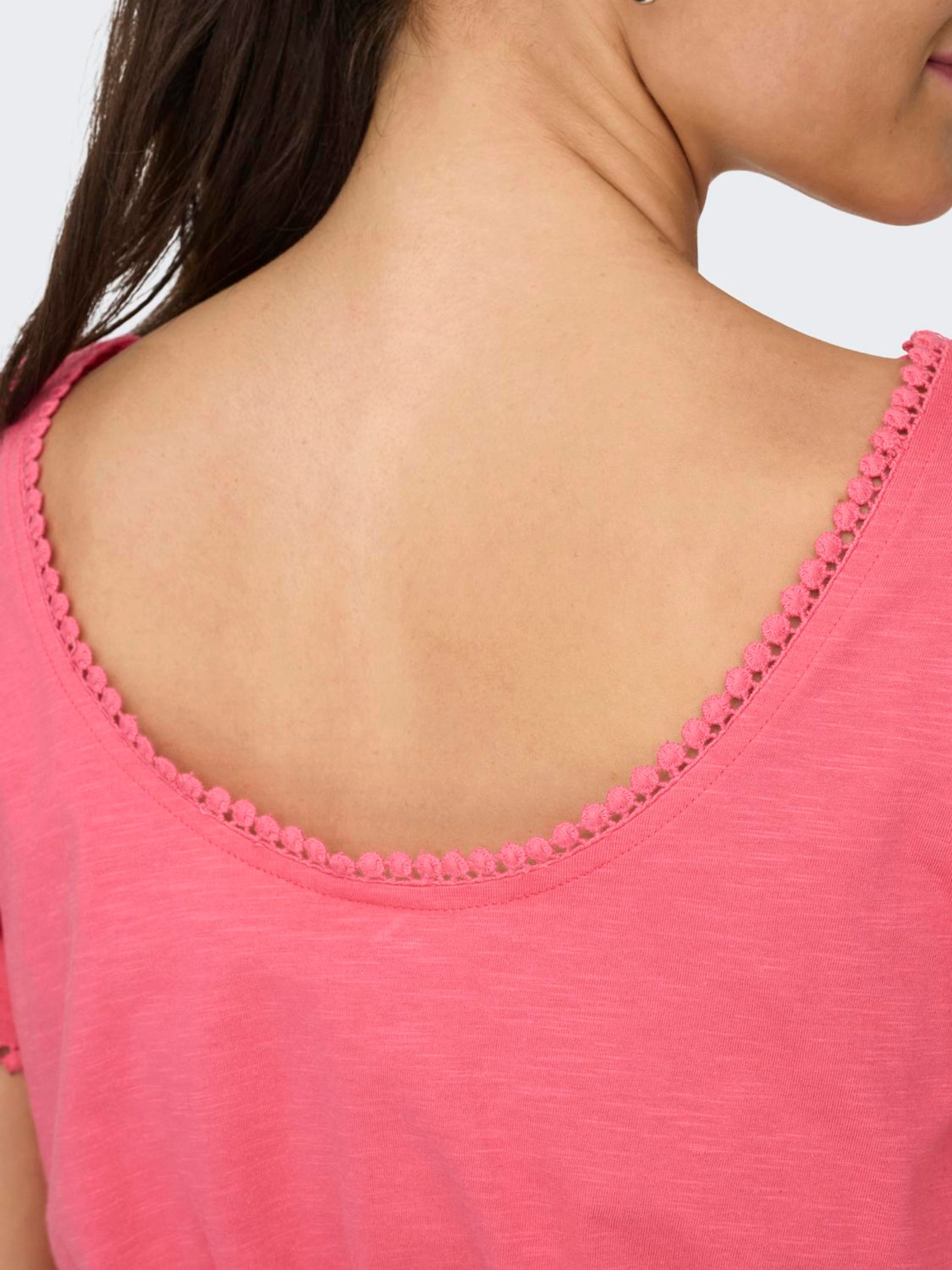 JDYSALVA LIFE S/S O-NECK TOP