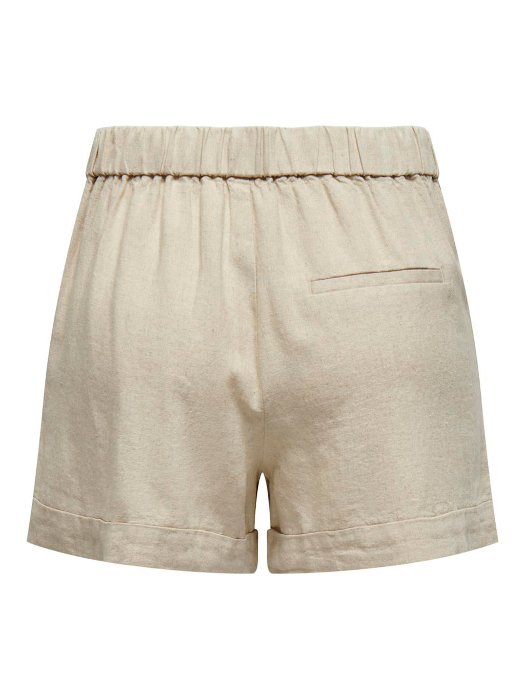 JDYSAY HW LINEN FOLD-UP SHORTS