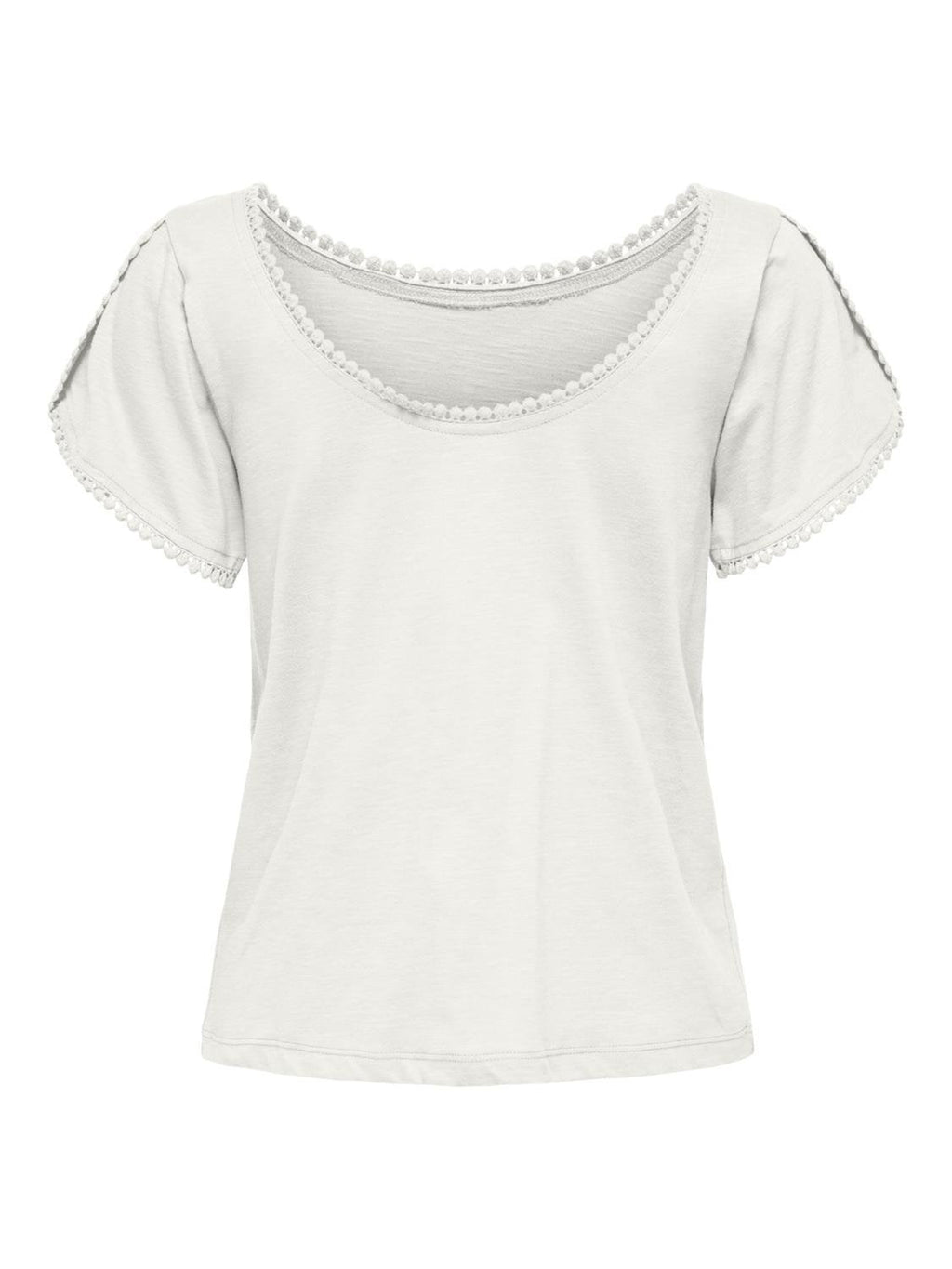 JDYSALVA LIFE S/S O-NECK TOP