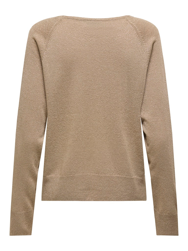 JDYKAYA LUREX L/S ON RAGLAN SLIT PUL