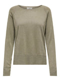 JDYKAYA LUREX L/S ON RAGLAN SLIT PUL