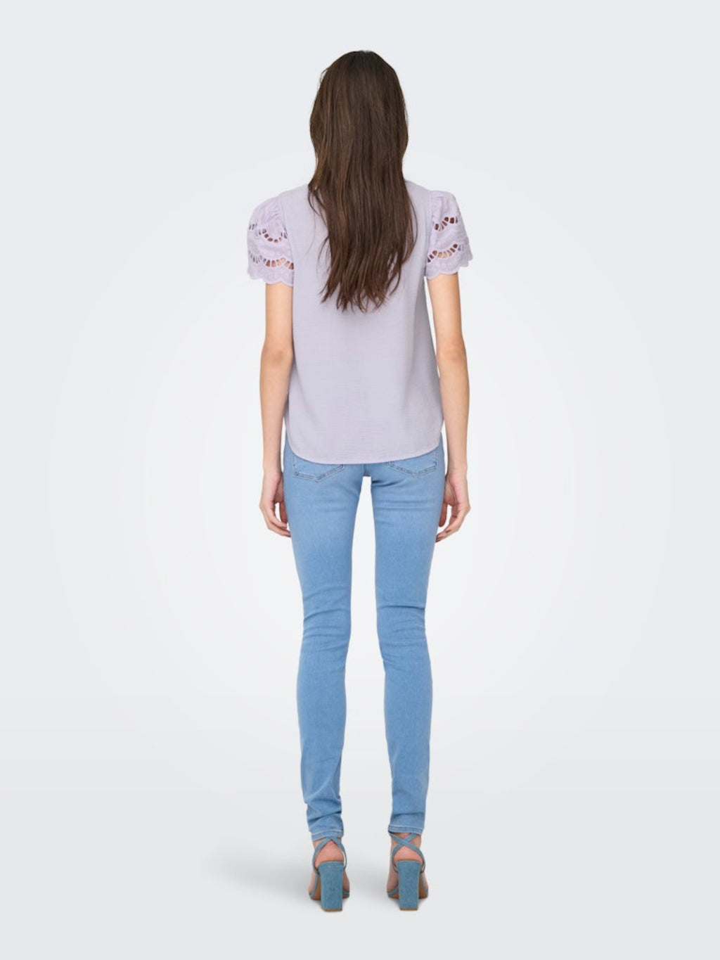 JDYHANNAH LIFE S/S LACE TOP