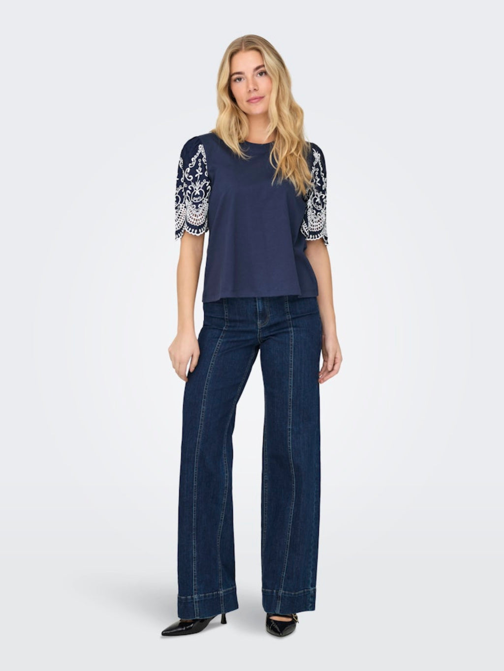 JDYOMA BRODERIE ANGLAISE TOP