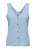 JDYSAY S/L LINEN V-NECK TOP