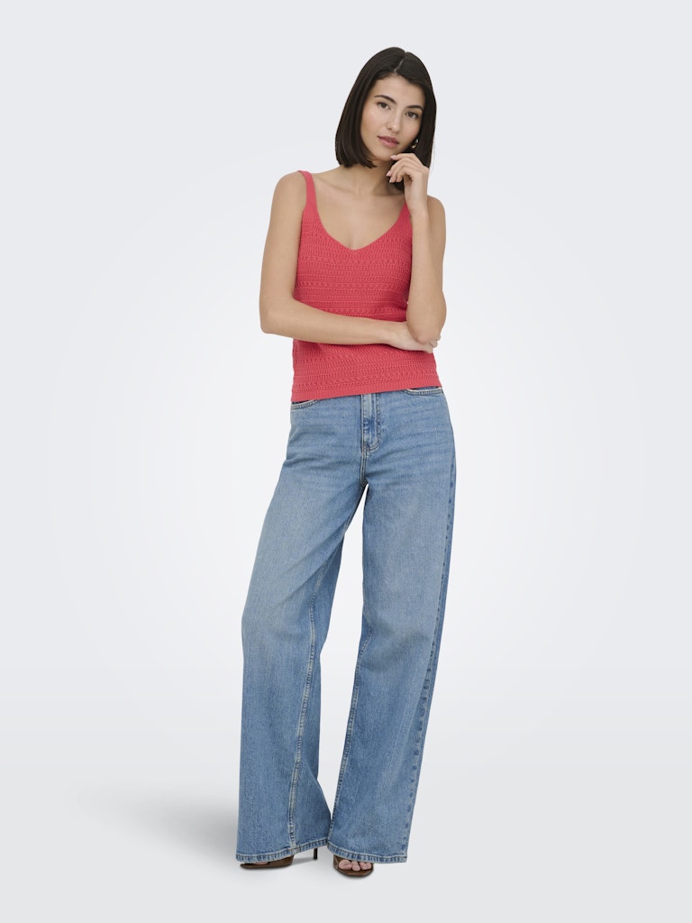 JDYTROPICA S/L V-NECK TOP