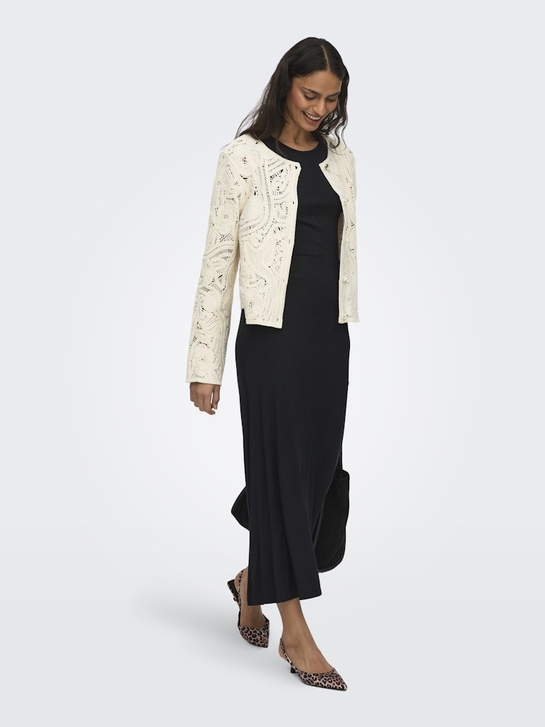 JDYZANKA L/S CROCHET CARDIGAN